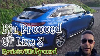 Kia Proceed GT Line S ReviewNew Kia ProceedKia Proceed WalkroundNew CarsKiaEstateShootingbrake [upl. by Yednarb347]