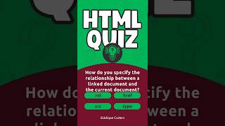 HTML Quiz Daily 14  Test Your Html Skills [upl. by Ynolem]