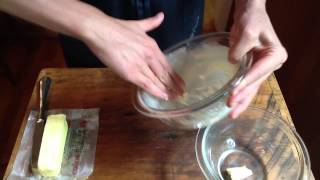 Punching Down The Peasant Bread Dough with Forks [upl. by Rochkind]