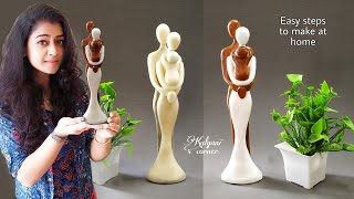 DiY Family Sculpture Showpiece  gift ideas  Home decor diy [upl. by Bogoch]