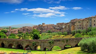 Colle di Val dElsa Italy Tuscany 4K videoturystaeu [upl. by Aylatan]