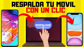 Como hacer un RESPALDO a tu móvil CON UN CLIC  Dr Fone [upl. by Nwahsear]