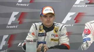 kimi raikkonen and heikki kovalainen speaking finnish fuji 2007 [upl. by Atina451]