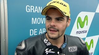 Moto3™ Aragon 2014 – Romano Fenati interview [upl. by Hannon]