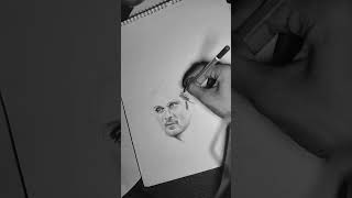 Paolo Cesare Maldini 🇮🇹artDrawing football maldini pencildrawing malayalishaji art artist [upl. by Minardi735]