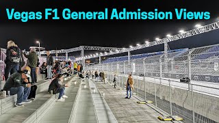 Las Vegas F1 General Admission Viewpoints  Standing Room Only [upl. by Ahsiekim]