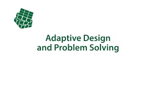 Adaptive design amp problem solving [upl. by Seavey]