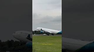 Aer Lingus A330 Takeoff from Manchester 25924 [upl. by Adriel174]