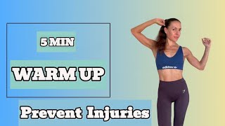 5 Min Warm Up Before Workout Prevent Injuries amp Enhance Performance [upl. by Gnahc]