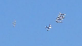 Frecce Tricolori Arrival In Sacramento California Capitol Airshow July 9 2024 [upl. by Areivax115]