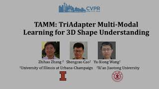 CVPR 2024 TAMM TriAdapter MultiModal Learning for 3D Shape Understanding [upl. by Ynomrah]