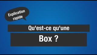 QUESTCE QUUNE BOX  Mon Prof dInfo [upl. by Lessig481]