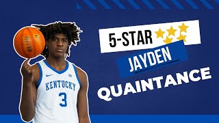 Jayden Quaintance commits to KENTUCKY Cats land best Center of 2024 class [upl. by Ojiram]