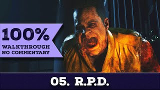 Resident Evil 3 Remake 100 Walkthrough Inferno No Damage No Shop Items No HUD 05 RPD [upl. by Huntington]