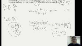 63 The Combined Gas Law and Avogadros Law [upl. by Marjorie799]