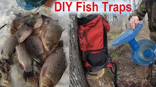 DIY Fish Trap from a Large Plastic Bottle 🐟🎣 Fishing Bait with Sleeping Pills Fishing Video Survival [upl. by O'Malley]