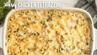 Creamy Chicken Tetrazzini  The Recipe Rebel [upl. by Verlee]