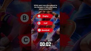 MISS the Olympic Quiz and Youll Regret It quize olympics olympicsport [upl. by Ajax]