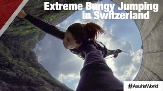 Extreme Bungy Jumping in Switzerland  Verzasca Valley [upl. by Jorie]