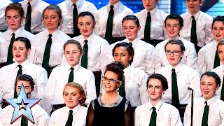 Presentation School Choir strike a chord  Week 3 Auditions  Britain’s Got Talent 2016 [upl. by Farand]