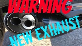 YAMAHA MT07 TRACER 700 EXHAUST  WARNING amp update [upl. by Etteuqaj]