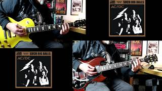 ACDC guitar cover How to play quotBig Ballsquot BIG BALLS [upl. by Naujtna]