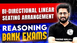 Bank Exams 2024  Bi  Directional Linear Seating Arrangements  Reasoning By Sachin Sir [upl. by Anelys242]