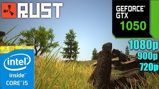 Rust  GTX 1050 2GB  1080p  900p  720p  Augst 2017 [upl. by Eyllek]