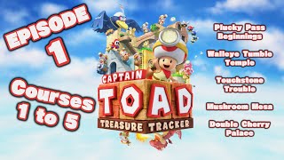 Captain Toad Treasure Tracker Episode 1  Courses 1 to 5  No Commentary [upl. by Asa714]