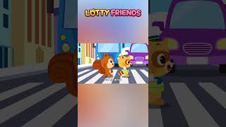 Traffic Lights Song🚦  Nursery Rhymes  Sing Along  Kids Songs  Lotty Friends [upl. by Lay]