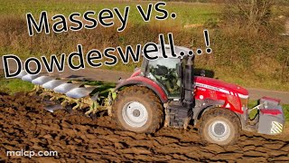 4Kᵁᴴᴰ Massey Ferguson MF 8730 Dyna VT tractor amp Dowdeswell 6 furrow reversible plough in Suffolk [upl. by Rich136]