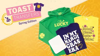 Toast to Transfers Printing Custom Apparel With A Heat Press Full Process [upl. by Nelleh]