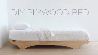 DIY Plywood Bed [upl. by Ardiedak]