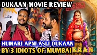 Dukaan Movie Review  By 3 Idiots Of Mumbai  Monika Panwar  Sidharth Garima [upl. by Erasme]