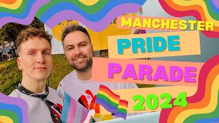 Manchester Pride Parade 2024  Taking Part In The Parade  Behind The Scenes [upl. by Nessnaj]