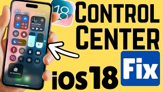 How to Fix Control Center Not Working on iPhone 16 15 14 13 12 11 Series iOS 18 [upl. by Conah146]