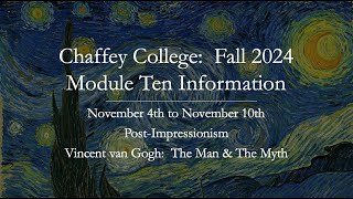 CHAFFEY COLLEGEMODULE TEN INFORMATIONFALL 2024 [upl. by Serge]