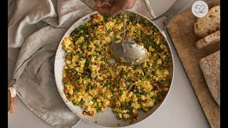 Paneer and Pea Masala Recipe by Floyd Cardoz  MilkLife amp Food52 [upl. by Htedirem462]