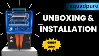 AQUA D PURE Copper  Alkaline RO Water Purifier 12L ROUVUF Copper Unboxing and installation videos [upl. by Zilada924]