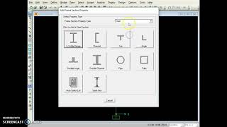 Timedependent analysis of concrete with SAP2000 [upl. by Ahsehyt]