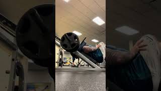 450 lb Hack Squat GRIND 💥 6 Reps All the Way Down – No Limits [upl. by Amla]