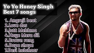 Yo Yo Honey Singh Best 7 punjabi songs  Bluetooth King era [upl. by Erick]