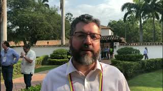 Ministro Ernesto Araújo participa de reunião em Cúcuta Colômbia [upl. by Lelah]