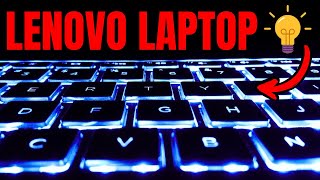 How To Turn On KEYBOARD LIGHT On Lenovo Laptop Quick amp Easy [upl. by Ahsoik]