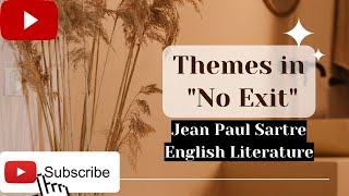 Themes Of quotNo Exitquot play by Jean Paul Sartre in Urdu English Literature [upl. by Attenad475]