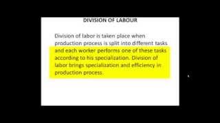 Lesson5 Specialization And Division Of Labor [upl. by Matuag]