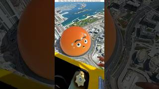 Amazing Emoji dome at Dubai Island road junction।😱shortvideo amazingfacts [upl. by Vivi]