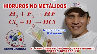 HIDRUROS NO METÁLICOS  ácido clorhídrico y ácido fluorhídrico [upl. by Melcher]