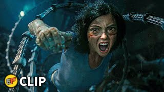 Alita vs Grewishka  Underworld Fight Scene  Alita Battle Angel 2019 Movie Clip HD 4K [upl. by Graniela]