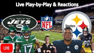 New York Jets vs Pittsburgh Steelers LIVE STREAM  Live PlaybyPlay Fan Reaction  LIVE NFL [upl. by Fidela]